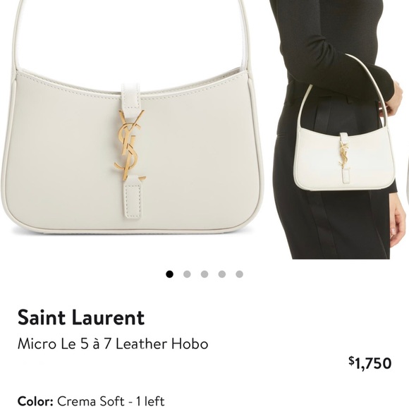 YSL Saint Laurent Le 5 à 7 Mini Hobo Bag - Picture 8 of 9